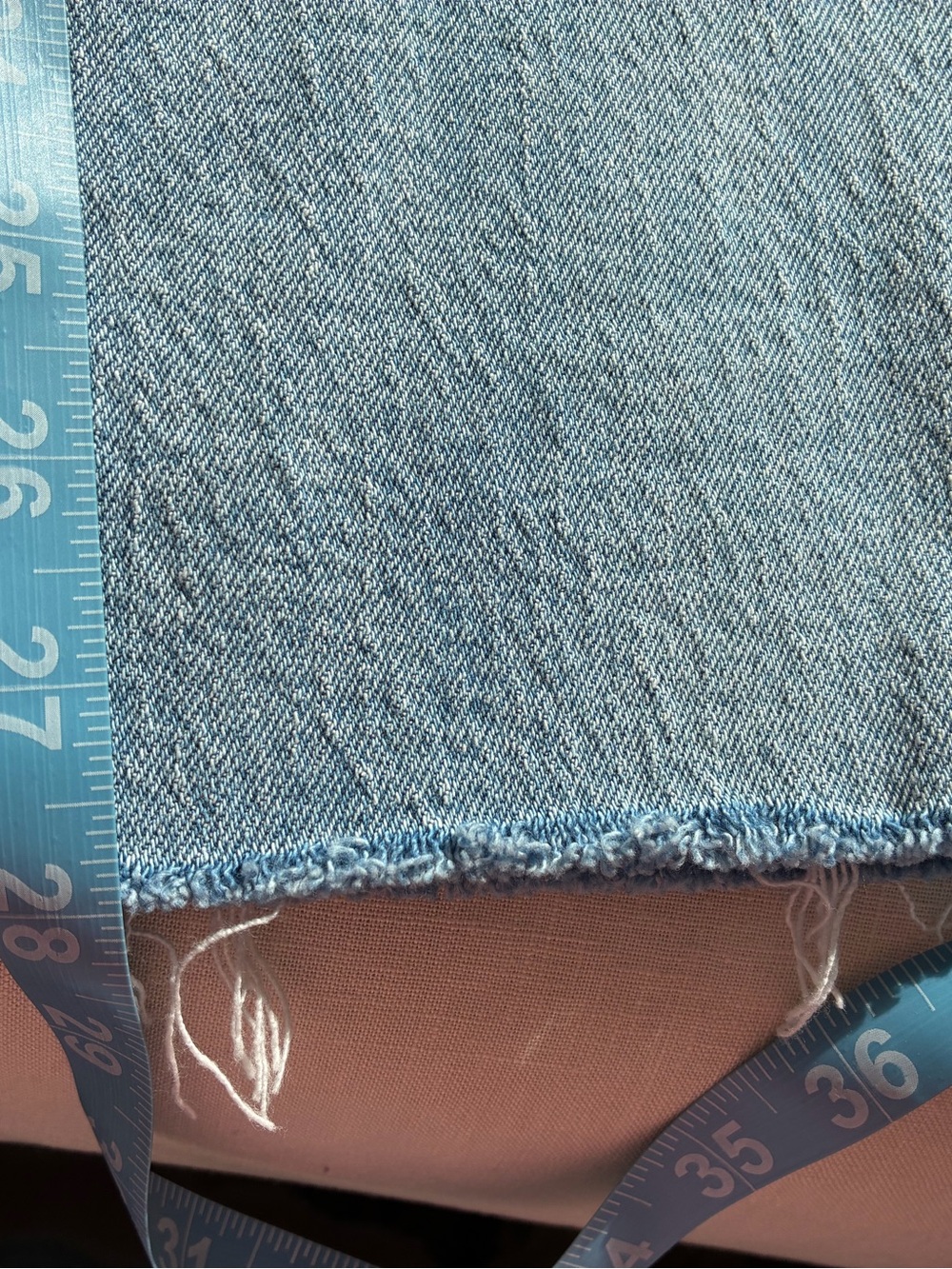 Madewell High Rise Slim Boy Jean 25 Light Blue Distressed Women’s Jeans - Picture 9 of 10